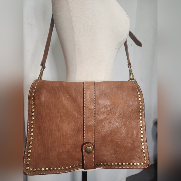 Constance Rota italian leather satchel/crossbody - Picture 1 of 11